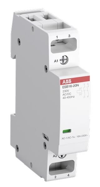 ABB Installationssch&uuml;tz ESB16-20N-06 16A 2S/0&Ouml; 230V AC/DC