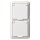 ELSO Steckdoseneinsatz 225414 2fach 16A FASHION IP44 reinwei&szlig;