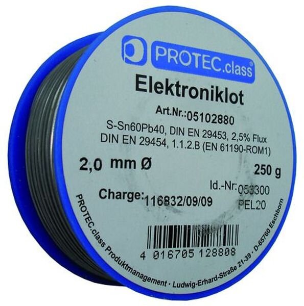 PROT Elektroniklot 1,0mm (Sn60 Pb40) PEL10 (250 g)