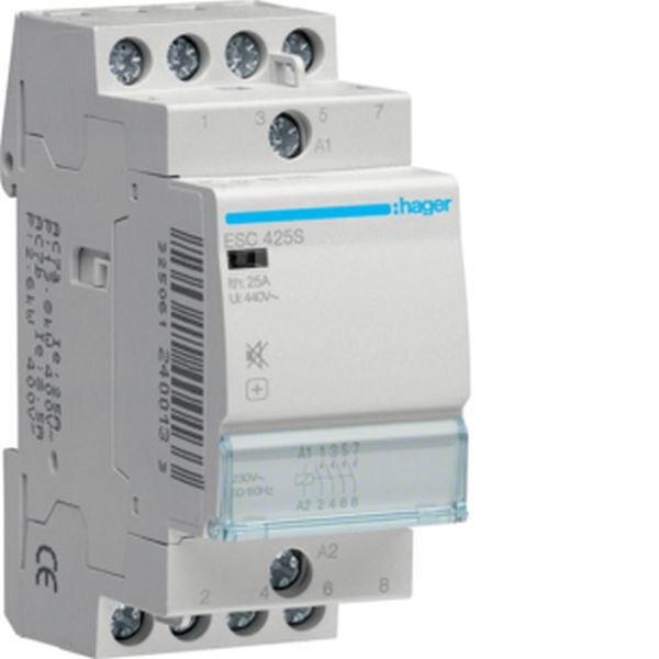 HAGER Sch&uuml;tz ESC425S 25A 4S 230V brummfrei