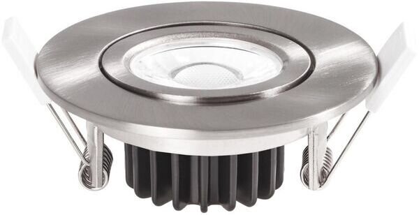 LEDXON LED-Deckeneinbaustrahler LB24 EDOS schwenk 6W 610lm 3000K 40&deg; Nickel