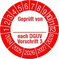 PROT Prüfplakette PPPP1DGUVV32024 Geprüft von...