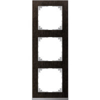 MERTEN Rahmen M-Pure MEG40303671 3fach Wenge/aluminium Decor