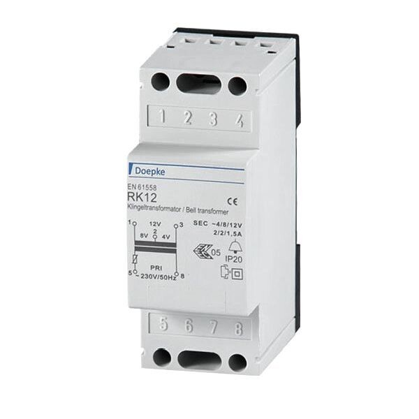 DOEPKE Klingeltrafo RK12 4V/8V/12V 2,0A/2,0A/1,5A
