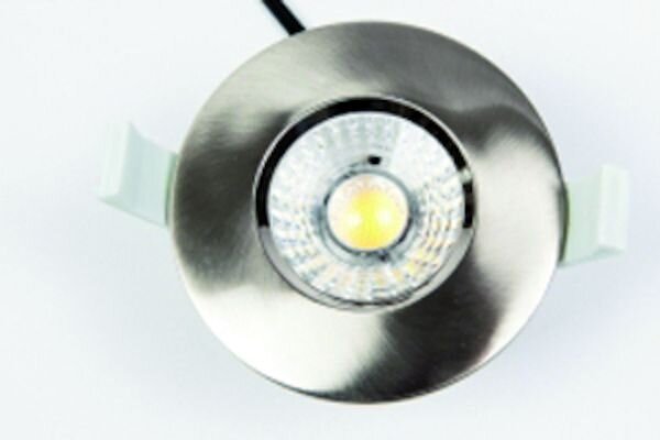 LEDXON LED-Einbauleuchte LB24 EDOS 6W 620lm 3000K 40&deg; Nickel