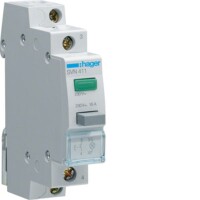 HAGER Taster SVN411 LED-Melder grün 230VAC