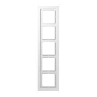 JUNG Rahmen LSD985WW 5fach LS-design
