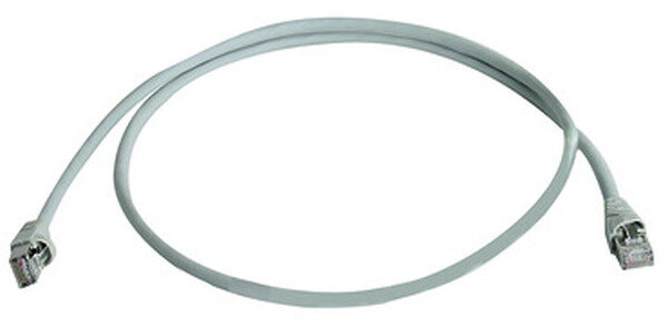 TELEG&Auml;RTNER Patchkabel S/FTP MP8 FS500 LSZH grau 1: 1 Cat.6A-ISO 15,0