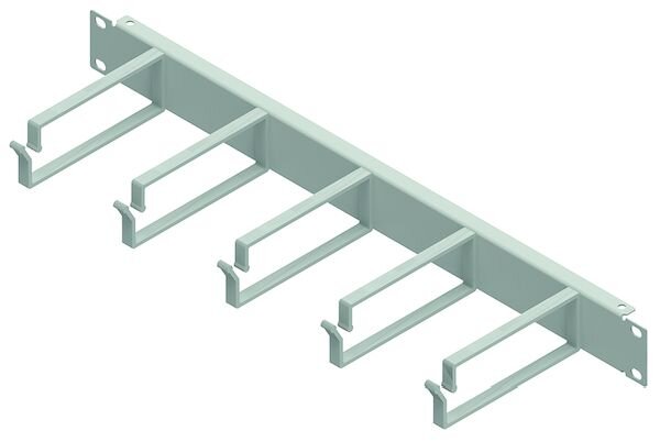 PROTEC.net Rangierpanel 19 1HE Metall PNRP191HE130 Metallb&uuml;gel 44x130mm