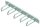 PROTEC.net Rangierpanel 19 1HE Metall PNRP191HE130 Metallb&uuml;gel 44x130mm