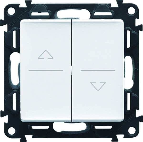 LEGRAND Rollladen- / Jalousieschalter VLIFE ultraweiss