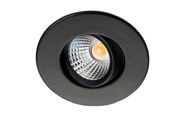 SG Leuchten LED-Einbaustrahler LB24 Nano Tilt In/Out schwarz 4W 3000K 36D