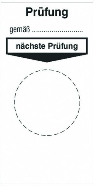 PROT Grundplakette PPGP Pr&uuml;fung gem&auml;ss... (50 St.)