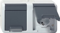 GIRA Steckdose SCHUKO 478130 Schuko-Doppelsteckdose 16A...