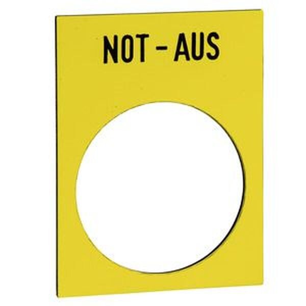 Schneider Electric Anzeigeschild ZB2BY420001