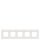 SIEMENS Rahmen 5TG1115-0 5fach titanweiss 374x90mm