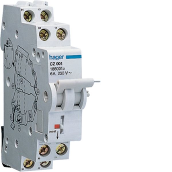 HAGER Hilfsschalter CZ001 1S+1&ouml; 230V