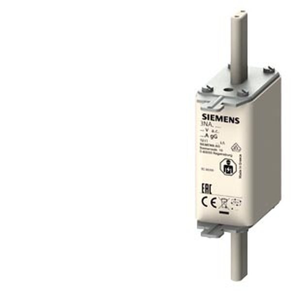 SIEMENS NH1-Sicherungseinsatz 3NA3122 mit Stirnkennmelder 63A