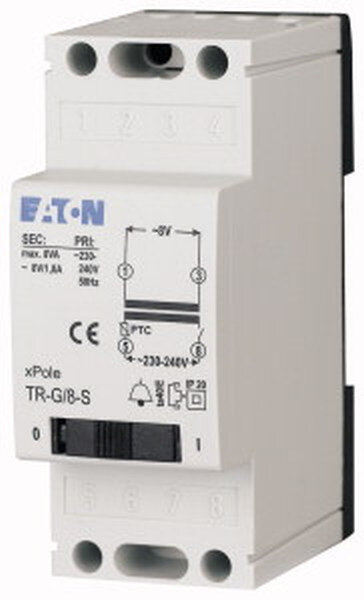 EATON Transformator TR-G3/18 4/8/12V 50Hz  2-2-1,5A 2TE