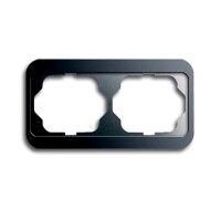 BUSCH-JAEGER Rahmen 1722-20 2fach platin