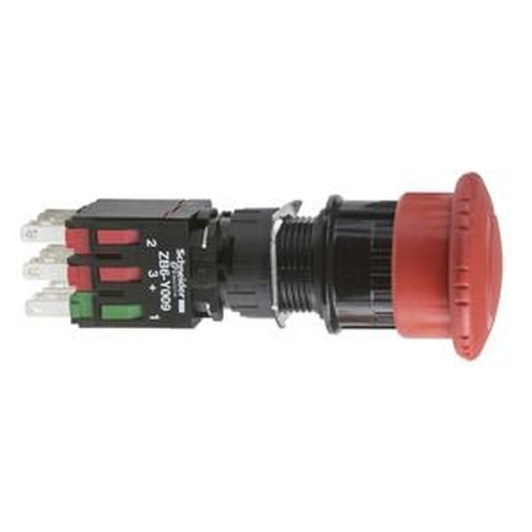 Schneider Electric Not-Halt/Not-Aus-Taster XB6AS8349B mit Drehentriegelung