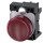 SIEMENS Leuchtmelder 22mm rund rot Linse glatt