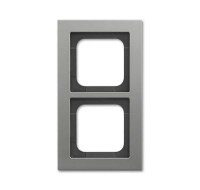 BUSCH-JAEGER Abdeckrahmen 1722-270 2fach platin