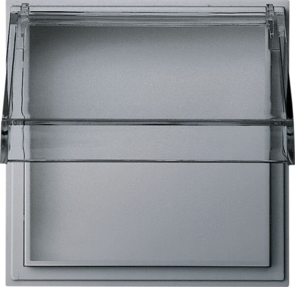 GIRA Adapterrahmen 040965 transparenter Klappdeckel TX_44 WG UP Alu