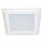 NOBILE LED-Einbauleuchte LB24 Glas Panel wei&szlig; 160Q SCCT