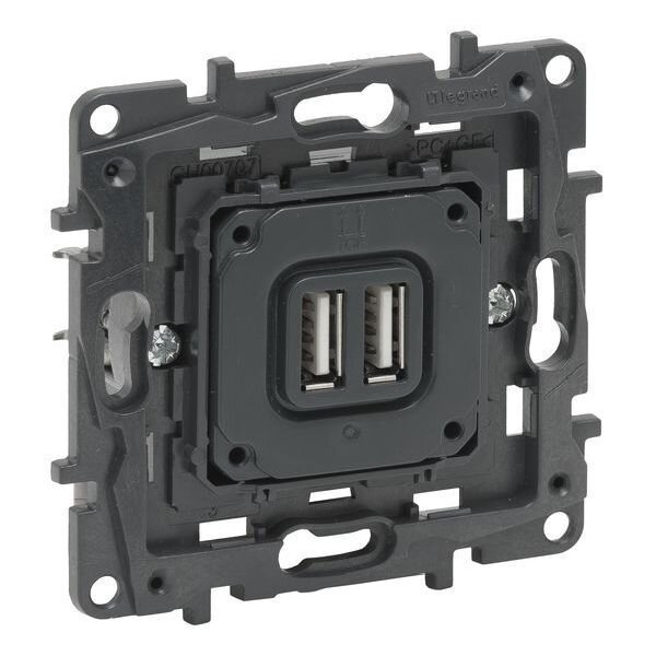 LEGRAND Einsatz 864024 Niloe Step USB-Ladesteckd.2400mA