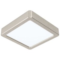 EGLO LED-Deckenleuchte LB24 Fueva 5 160x160mm Nickel-M....