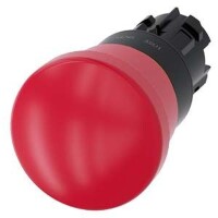 SIEMENS Not-Halt-Pilzdrucktaster 22mm rund, rot