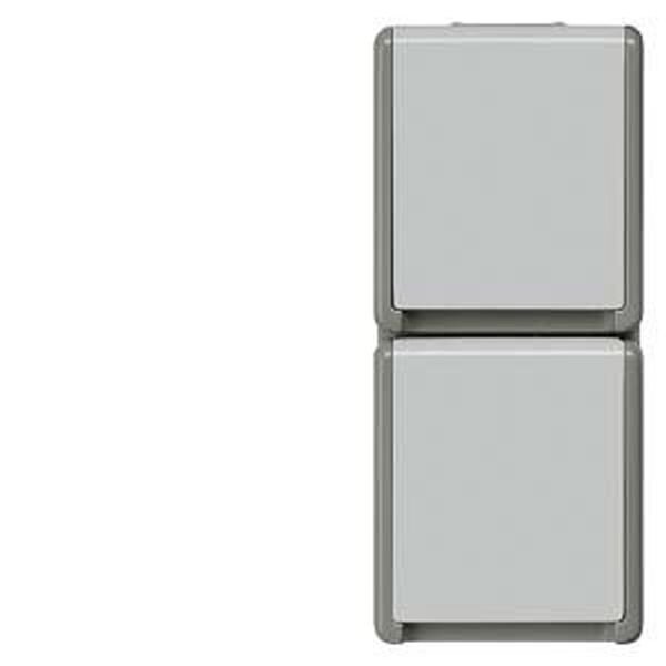 SIEMENS Steckdose SCHUKO 5UB4723 2fach senkrecht IP44