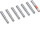 HAGER Drehstromsteckerstifte KJ31Z1 6 massiv+N PK=7Stck