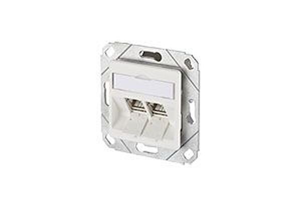 METZ CONNECT C6A Modul ISO 2 Port 270&deg; UPk RAL9010