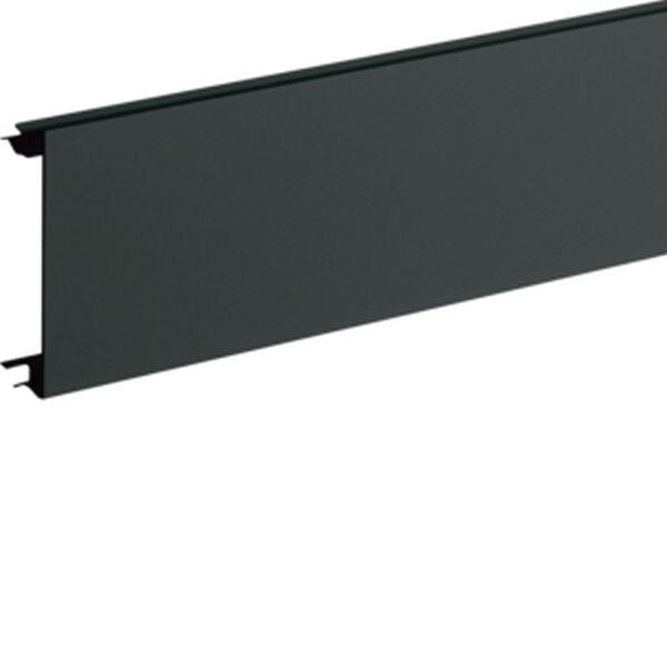 HAGER TEHALIT Br&uuml;stungskanal-Oberteil BR08029011 80mm graphitschwarz