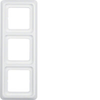 BERKER Rahmen 133009 3fach WG UP IP44 polarweiss