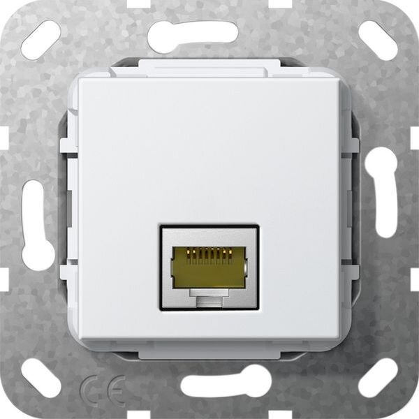 GIRA Einsatz Modular Jack 569603 RJ45 Cat.6a 10 Gbit LSA Plus rw