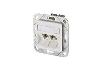 METZ CONNECT Datenanschlussdose reinweiss 2xRJ45...