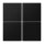 JUNG Tastensatz LS404TSASWM komplett 4f. Serie LS graphitschwarz matt