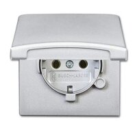 BUSCH-JAEGER Steckdose 20 EUGK-33-101 AW44 aluminiumsilber