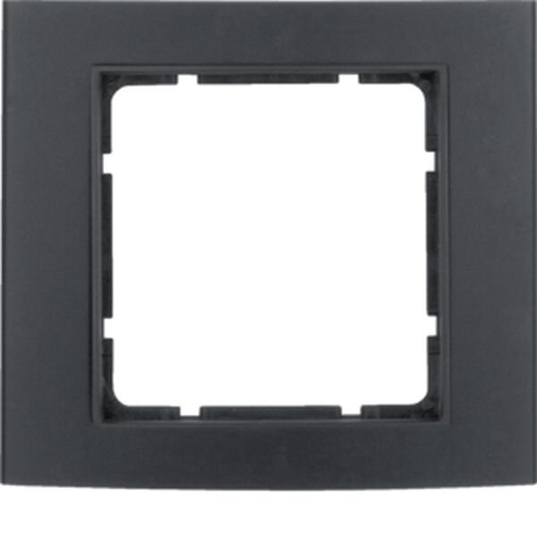 BERKER Rahmen 10113005 1-f. B.3 Alu schwarz/anthrazit