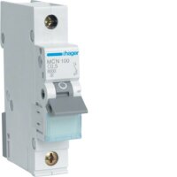 HAGER Leitungsschutzschalter MCN100 1polig C0 5A 6kA