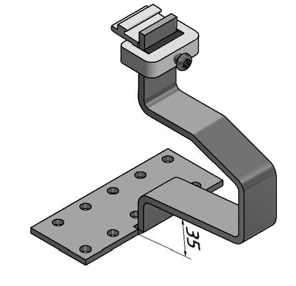 SL RACK Dachhaken SL-A2-35 (35 mm DL-H&ouml;he)