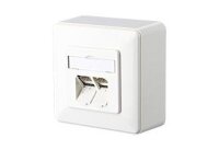 METZ CONNECT Datenanschlussdose Cat6A 2xRJ45 E-DAT C6A...