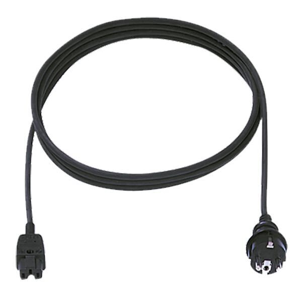BACHMANN Heissger&auml;tezuleitung 372.174 H05RR-F 3G1,0 schwarz 2m