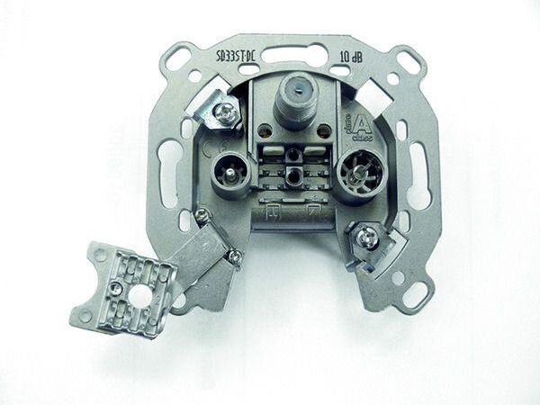 TELEVES Durchgangsdose ABAKUS SD33ST-DC in Stecktechnik AD.10dB 3-fach