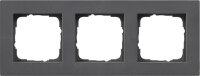 GIRA Abdeckrahmen 0213235 3fach flach E2 anthrazit