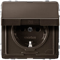MERTEN Steckdose SCHUKO Aquadesign MEG23107215 dunkelbrasil