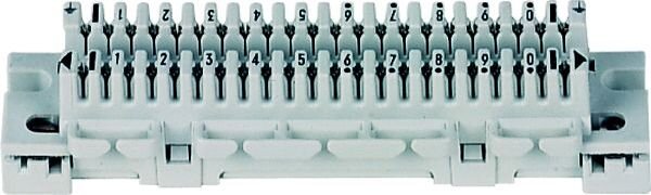 CORNING Anschlussleiste Ziffern 1-0 79101-517 00 LSA Plus 1/10DA